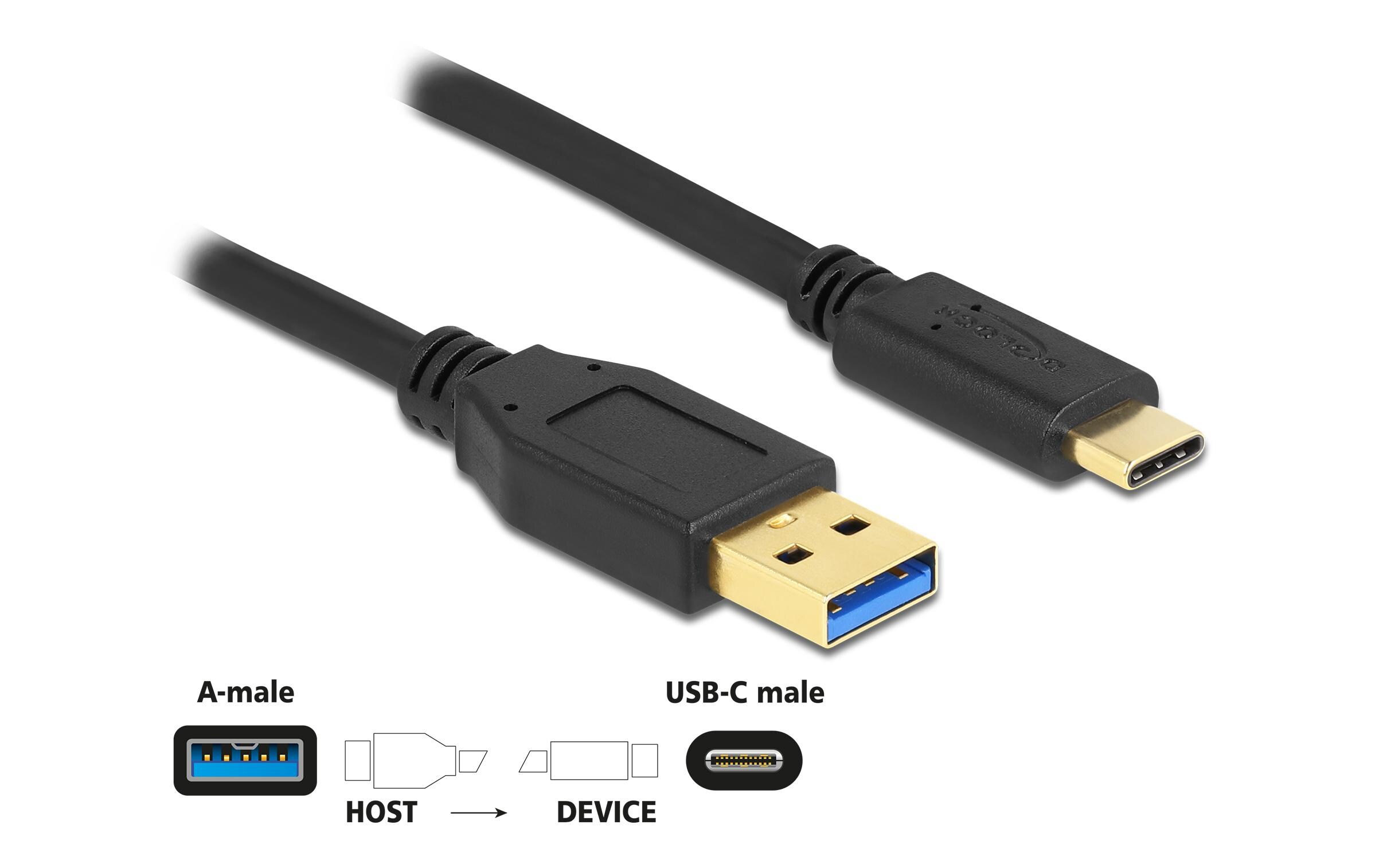 USB 3.2-Kabel USB A - USB C 2 m