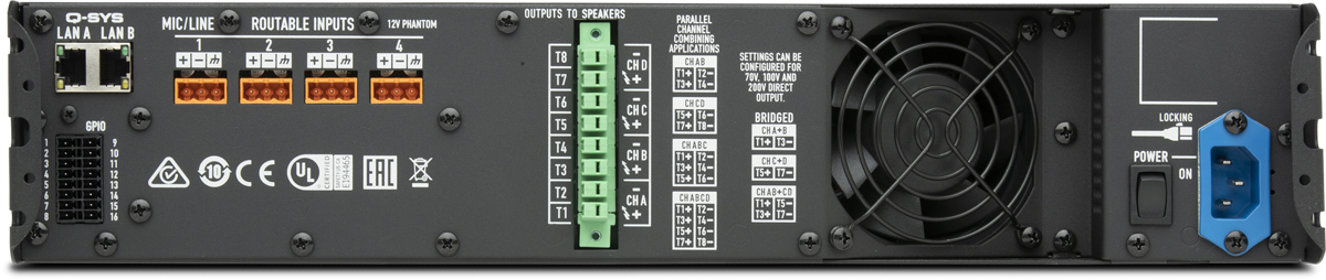 CX-Q 2k4 Processing Amplifier